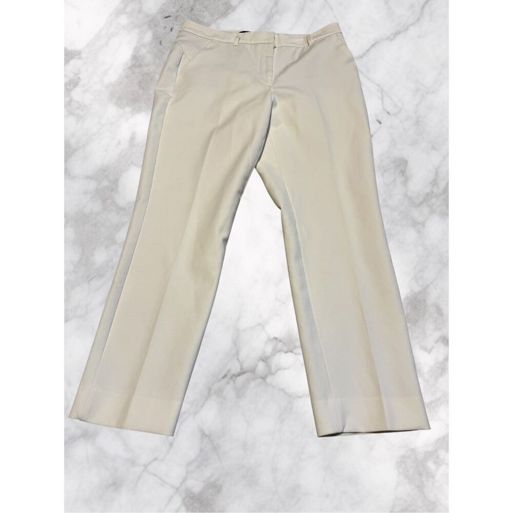 White House Black Market White Dress Pants Size 8 Short Slim